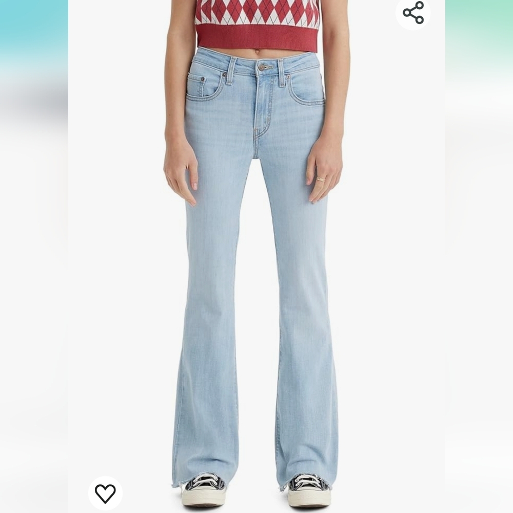 Levi's Women's 726 High Rise Flare Jeans Size 24